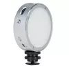 Godox R1 pyöreä 5 W RGB-valo musta hopea paristokäyttöinen