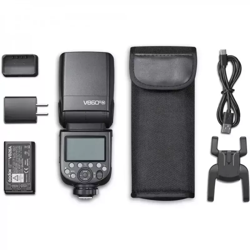 Godox Ving V860III TTL Li-Ion salama musta Olympus Panasonic 1,5 s latausaika