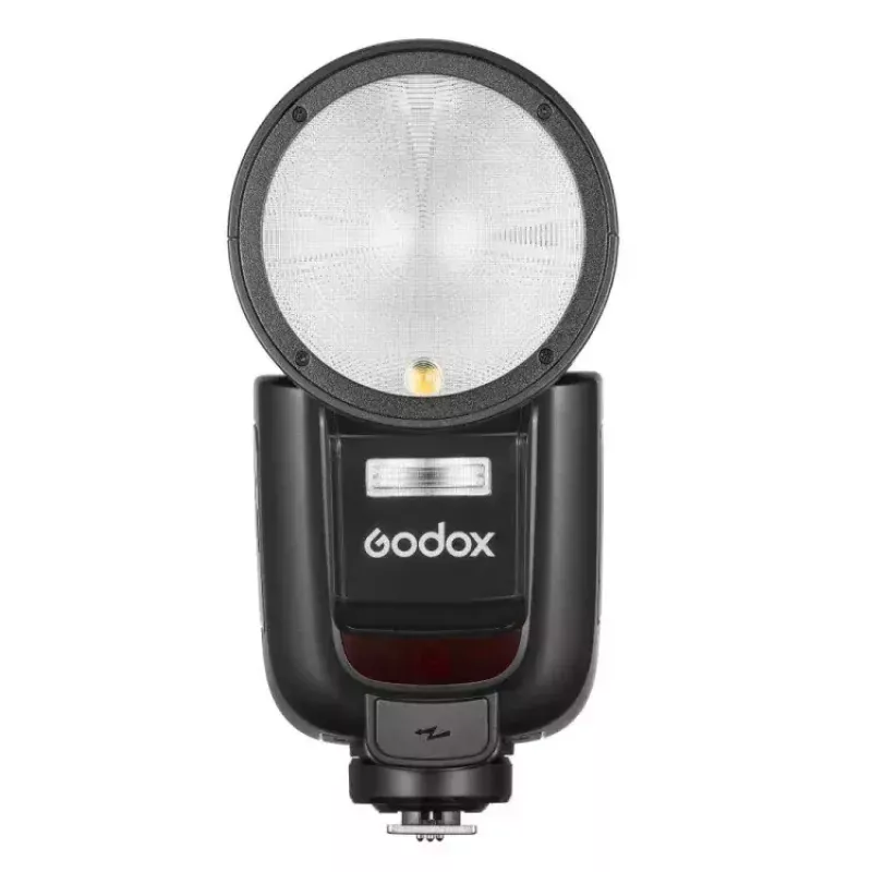 Videokameran salama Godox V1Pro musta 1,5 s latausaika