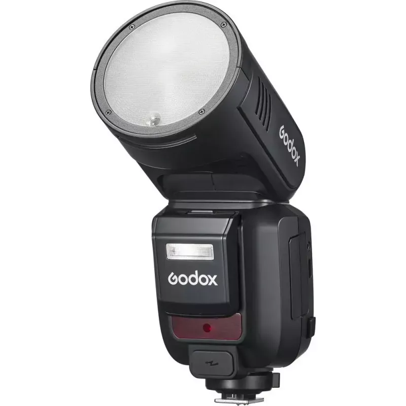 Salama Godox V100-F Fujifilmille — kannettava litiumioni-kiinnityssalama