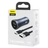 Autolaturi Baseus TZCCJD-0G 40W tummanharmaa — USB-autoverkkolaite, 40W lähtö