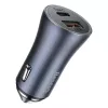 Autolaturi Baseus TZCCJD-0G 40W tummanharmaa — USB-autoverkkolaite, 40W lähtö