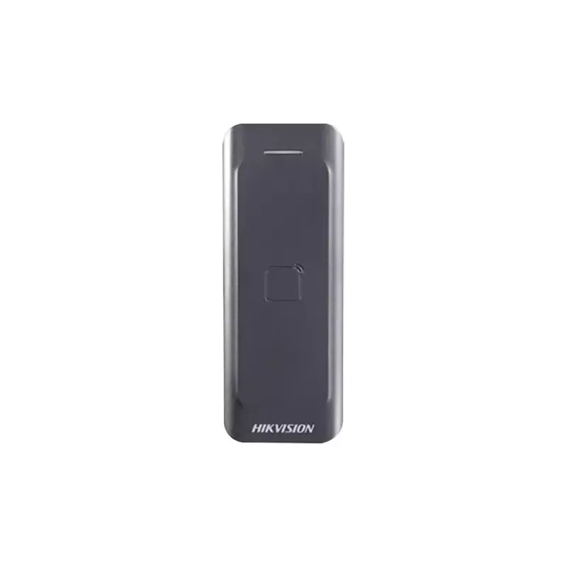 Kulunvalvontalukija Hikvision DS-K1802E, musta, DC 0–12 V, max. 0,15 A, 115,9×43,3×17 mm