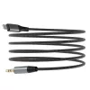 DUDAO audiokaapeli Lightning - miniliitin 3,5 mm, 1 m, harmaa L11PRO