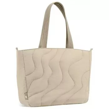 Kannettavan tietokoneen kantolaukku Tomtoc Terra-T38 Puffy, 13,5 l, beige