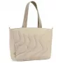 Kannettavan tietokoneen kantolaukku Tomtoc Terra-T38 Puffy, 13,5 l, beige