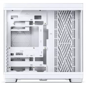 Tietokonekotelo Jonsbo TK-4 WHITE Midi Tower ATX karkaistulla lasilla, valkoinen