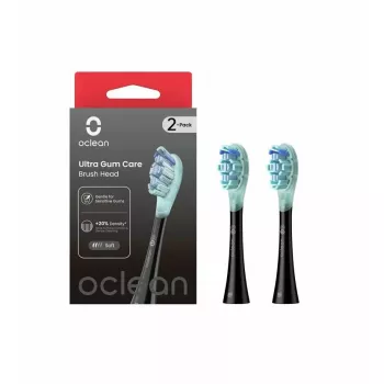 Oclean Ultra Gum Care UG02 B02 harjaspäät, 2 kpl, musta