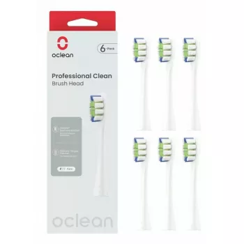 Hammasharjanpäät Oclean P1C1 W06 6 kpl valkoinen erittäin pehmeä