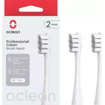 Vara-hammasharjanpäät OCLEAN P1C10 harmaa, 2 kpl