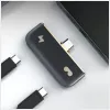 USB-C-sovitin Rokid UNB23010 – 2x USB-C-portti, musta
