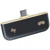 USB-C-sovitin Rokid UNB23010 – 2x USB-C-portti, musta