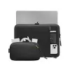 Suojakotelosarja Tomtoc TOM-A13-C12D 13 tuuman MacBook Pro/Air — musta