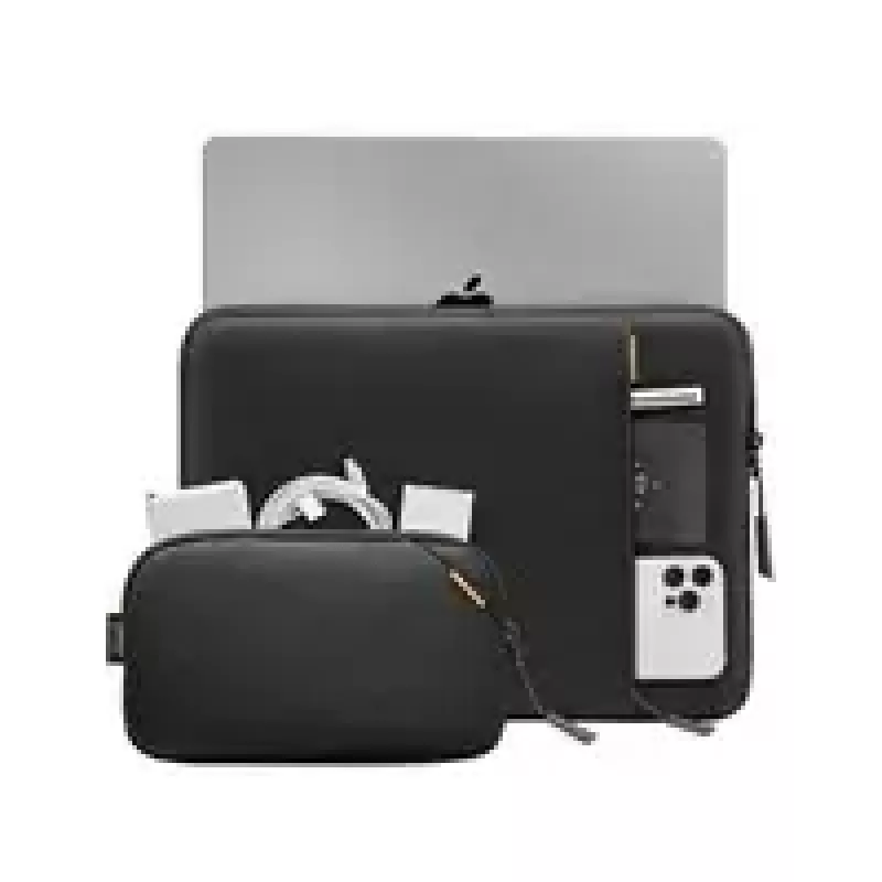 Suojakotelosarja Tomtoc TOM-A13-C12D 13 tuuman MacBook Pro/Air — musta