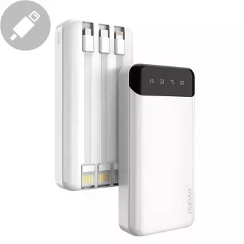 Kannettava varavirtalähde Dudao K6Pro+ 20000mAh USB Type-C + Micro-USB + Lightning
