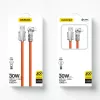USB–Lightning-kaapeli Dudao L24AL — 1 m, USB-A–Lightning, oranssi