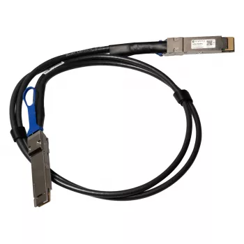DAC-kaapeli MikroTik DDQ+DA0001 1 m QSFP-DD musta