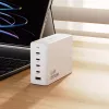 Laturi DUDAO A228EU 228 wattia GaN 4x USB-C 1x USB-A