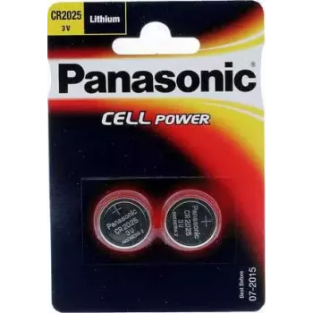 Kertakäyttöparisto Panasonic CR2025