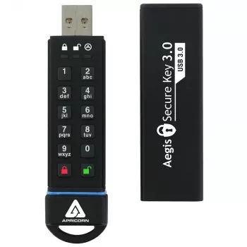 USB-muistitikku Apricorn 240 GB USB Type-A Aegis Secure Key 3.0
