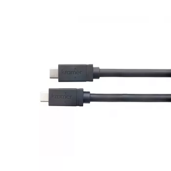 USB-kaapeli Kramer Electronics CA–U32/FF–15 USB 3.2 Gen 2 4,6 m USB-B USB-C musta