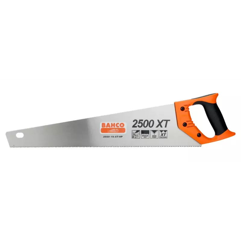 Selkäsaha Bahco 2500-19-XT-HP 47,5 cm musta oranssi ruostumaton teräs