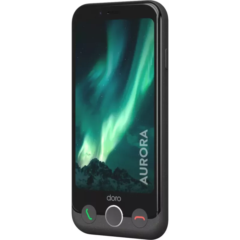 Älypuhelin Doro Aurora 11 4.5 tuumaa Dual SIM Android 14 4 GB 64 GB 3000 mAh grafiitti