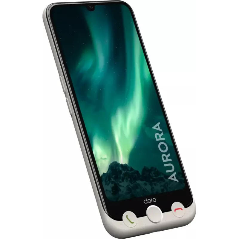 Älypuhelin Doro Aurora A31 6,1 tuumaa Dual SIM Android 14 6GB RAM 128GB grafiitinharmaa