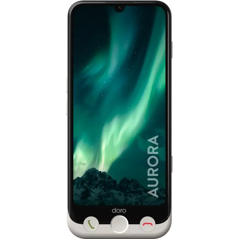 Älypuhelin Doro Aurora A31 6,1 tuumaa Dual SIM Android 14 6GB RAM 128GB grafiitinharmaa