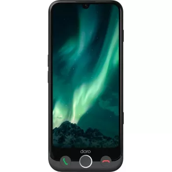 Älypuhelin Doro Aurora A31 6,1 tuumaa Dual SIM Android 14 6GB RAM 128GB grafiitinharmaa