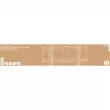 Deltaco ARM-0204 -TV-kiinnike, 2,03 m (80