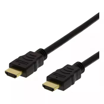 Deltaco HDMI-1010D-FLEX -HDMI-kaapeli, 1 m