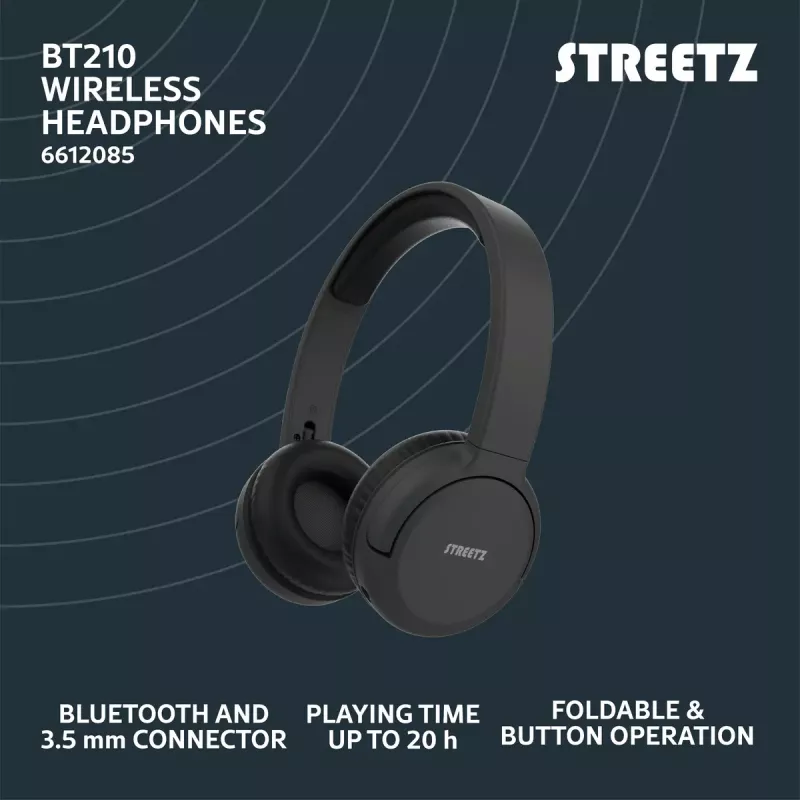 Headset Streetz BT210-BLK
