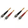 Kuitukaapeli DELTACO FB-35, OM1 62,5 µm, 5 m, 2×ST täysduplex