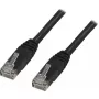 Verkkokaapeli Deltaco TP-611S RJ-45 Cat6 1,5 m musta