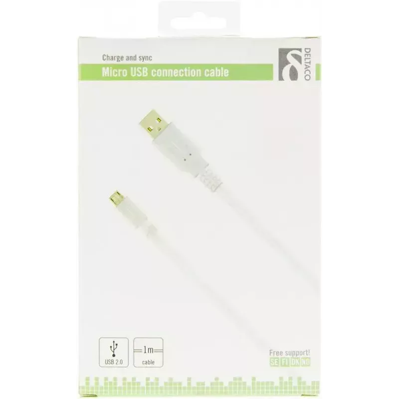 USB-kaapeli Deltaco MICRO-100