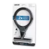 Käsiluuppi Carson LumiCraft 2x, LED, paristokäyttöinen, musta, 135×23×226 mm