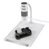 Digitaalinen mikroskooppi Carson EFLEX 300x, 75–300× suurennus, 1600×1200 kamera, harmaa/valkoinen