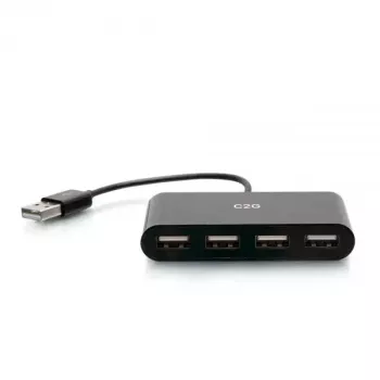 C2G 4-porttinen USB-A-keskitin C2G 54462 USB 2.0 480 Mbit/s