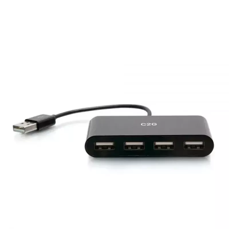 C2G 4-porttinen USB-A-keskitin C2G 54462 USB 2.0 480 Mbit/s
