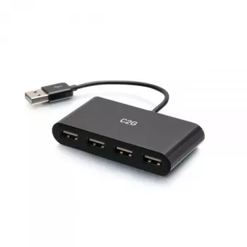C2G 4-porttinen USB-A-keskitin C2G 54462 USB 2.0 480 Mbit/s