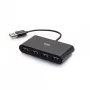 C2G 4-porttinen USB-A-keskitin C2G 54462 USB 2.0 480 Mbit/s