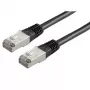Verkkokaapeli ROLINE FTP -patchkaapeli Cat.5e RJ-45 0,5 m musta