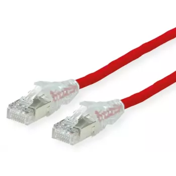 Verkkokaapeli Dätwyler Cables 21.05.0501 punainen 0,5 m Cat6a S/FTP