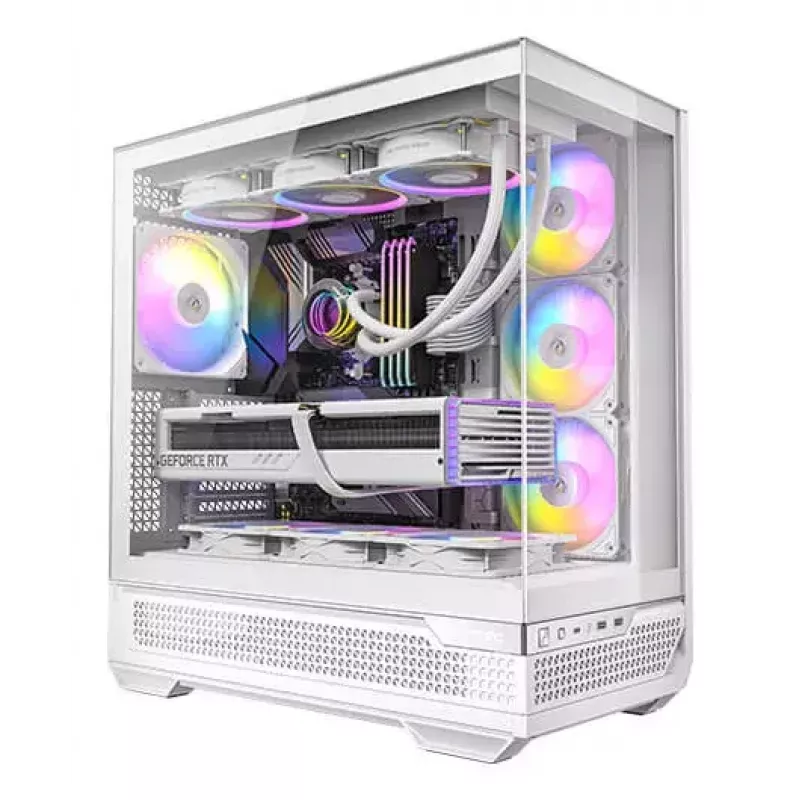 PC-kotelo Antec C7 ARGB Midi Tower valkoinen