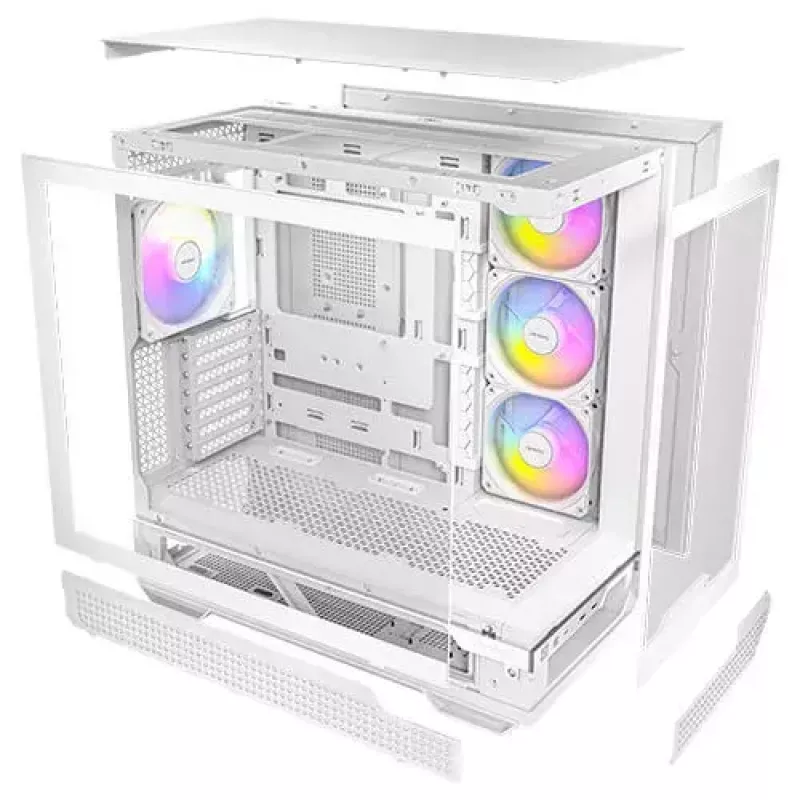 PC-kotelo Antec C7 ARGB Midi Tower valkoinen