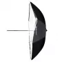 Heijastinvarjo musta läpinäkyvä valkoinen Elinchrom 26358 halkaisija 85 cm