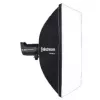 Elinchrom Rotalux Rectabox musta/hopea 1100 mm x 420 mm x 900 mm