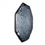 Achteckreflektor Elinchrom 26778 musta hopea 135 cm