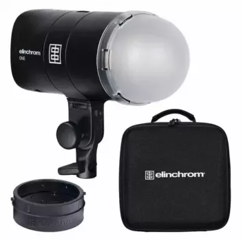 Kompakter Blitz Elinchrom ONE musta Universal paristokäyttöinen